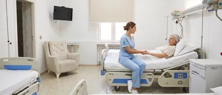 Belgrad'daki Medical Time hastanesinde palyatif bakım