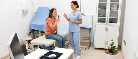 Medical Time Hastanesi Belgrad'da akciğer fonksiyon testi — spirometri