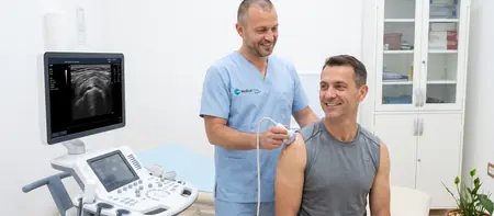 Ultrazvučni pregled ramena i rotatorne manžetne u bolnici Medical Time u Beogradu